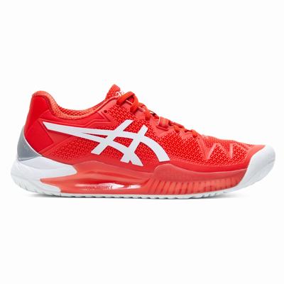 Női Asics Gel-Resolution 8 Teniszcipő AS8476523 Piros/Fehér